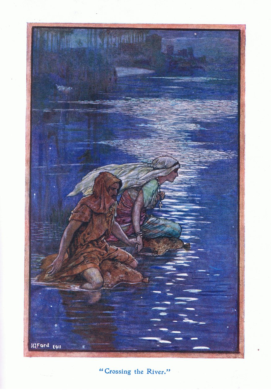 Korsar floden, 1912 av Henry Justice Ford