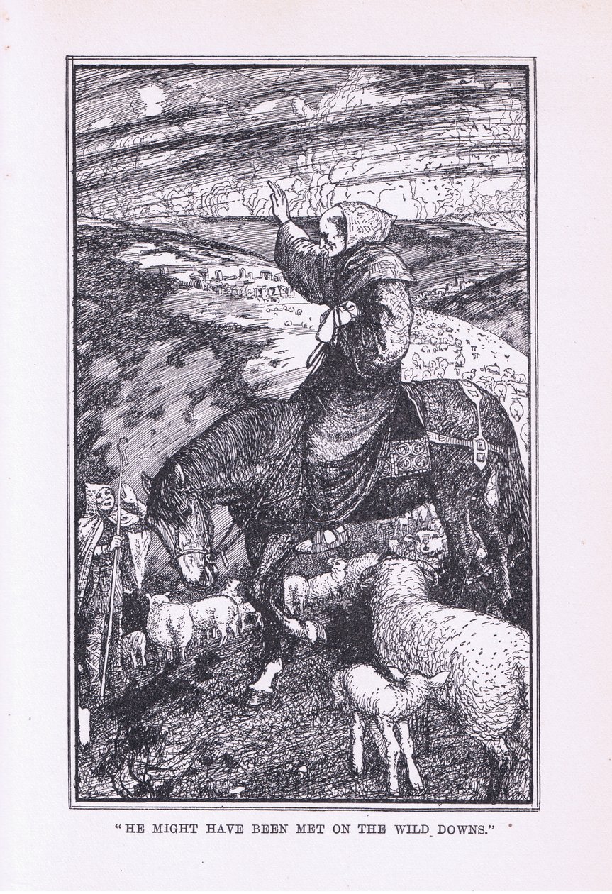 Han kan ha träffats på Wild Downs, 1912 av Henry Justice Ford