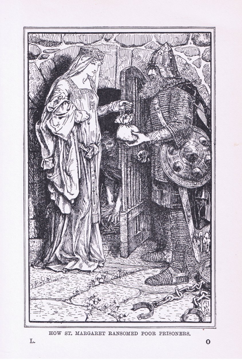 Hur St Margaret löste ut fattiga fångar, 1912 av Henry Justice Ford