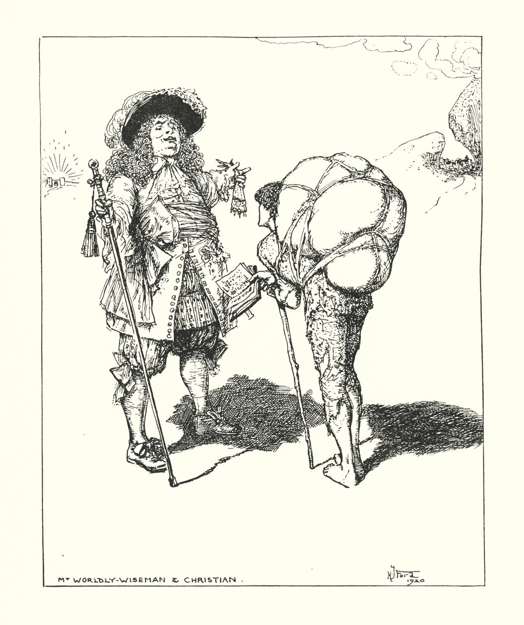 Illustration till The Pilgrim