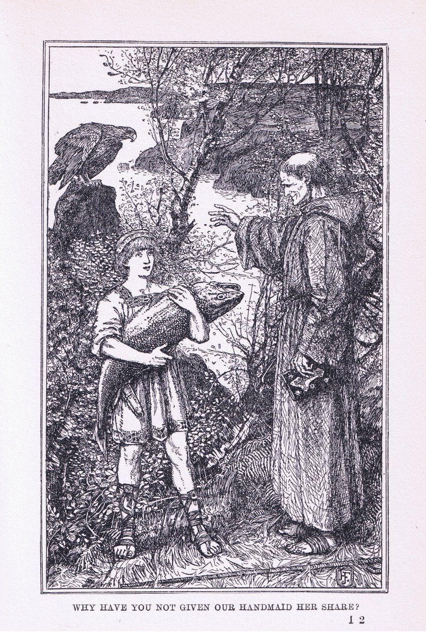Varför har du inte gett vår tjänarinna hennes del?, 1912 av Henry Justice Ford