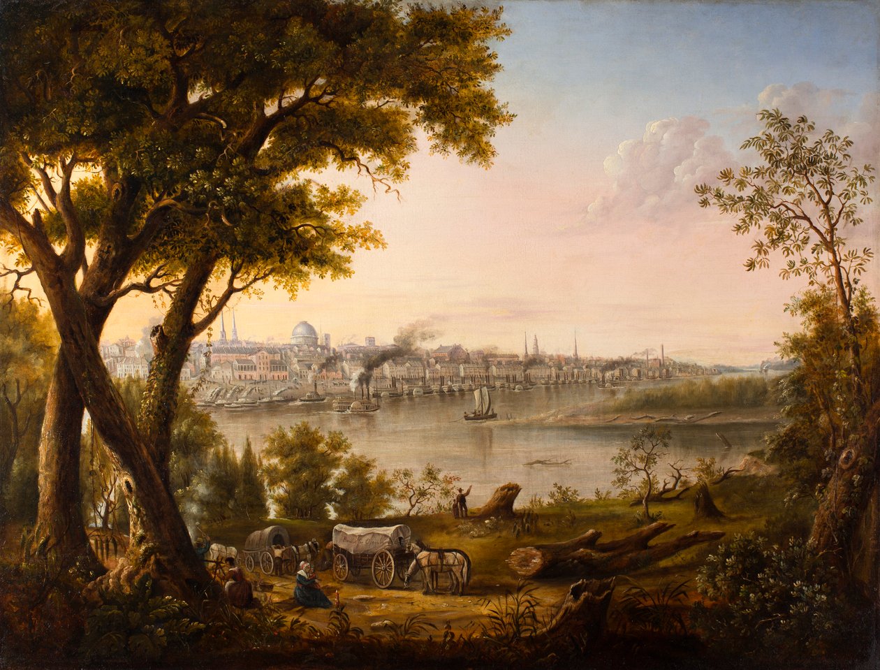 Saint Louis 1846 av Henry Lewis