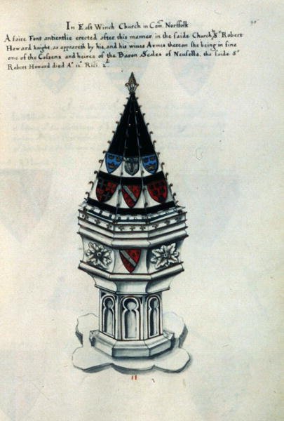 Fonten uppförd av Sir Robert Howard av Henry Lilly