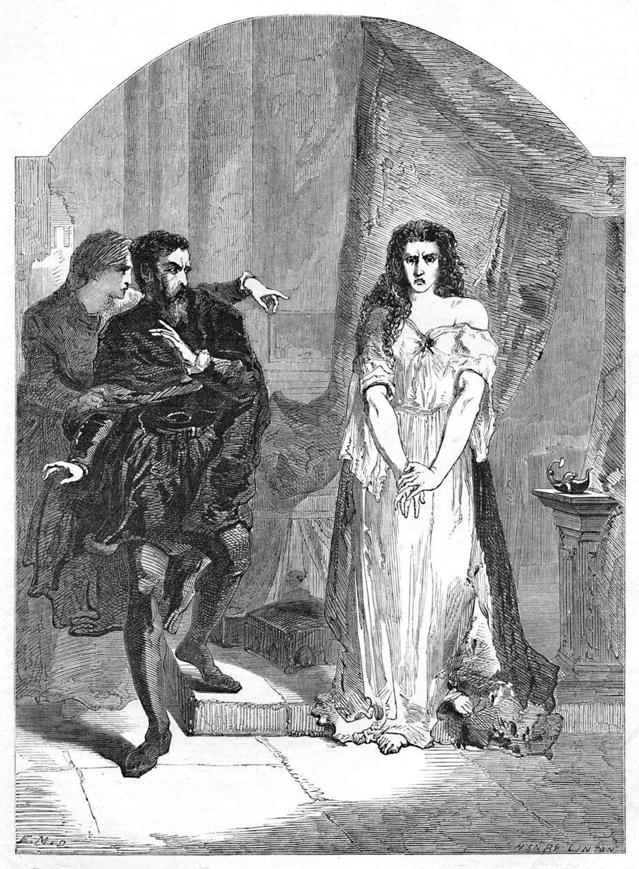 Macbeth Act V. Scen I, c1870 av Henry Linton