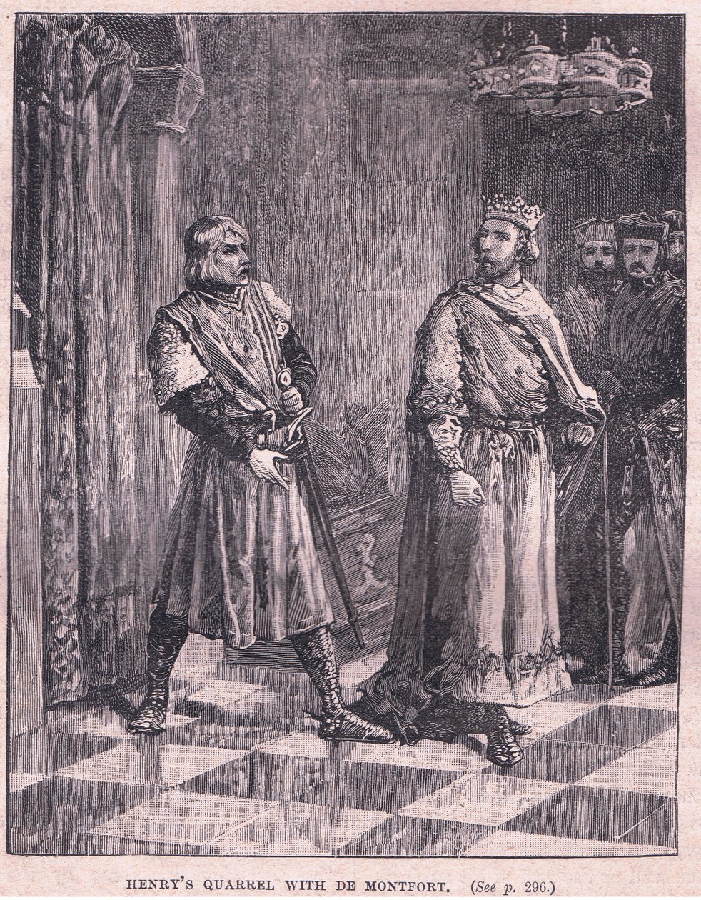 Henrys gräl med De Montfort av Henry Marriott Paget