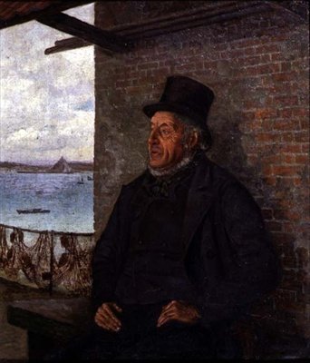 En stor auktoritet i vår by, Porträtt av John Kelynack av Henry Martin