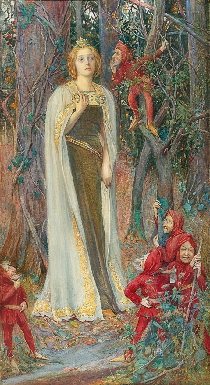 Det var en gång (Snövit). / Det var en gång (Snövit) av Henry Meynell Rheam