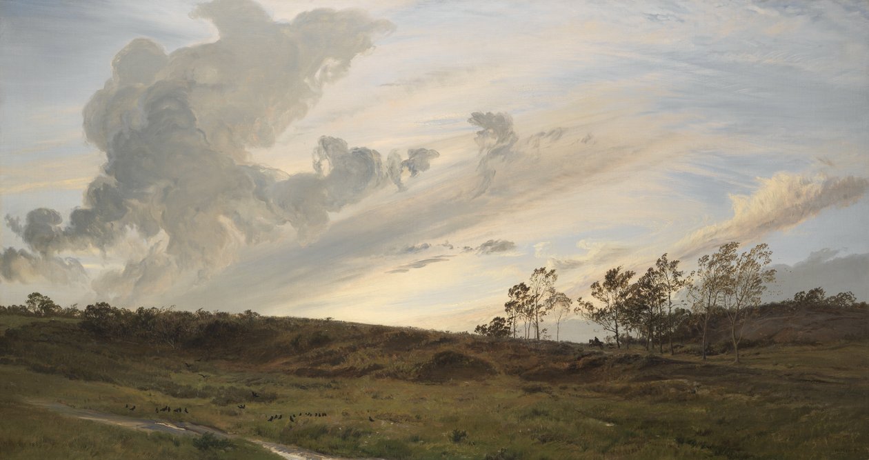 En vild kväll efter regn, Yorkshire av Henry Moore