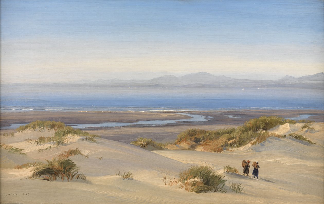 Harlech Beach, 1869 av Henry Moore
