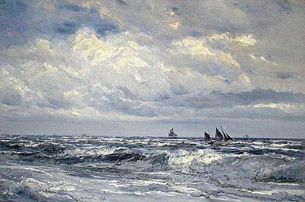 Tittar ut mot havet av Henry Moore