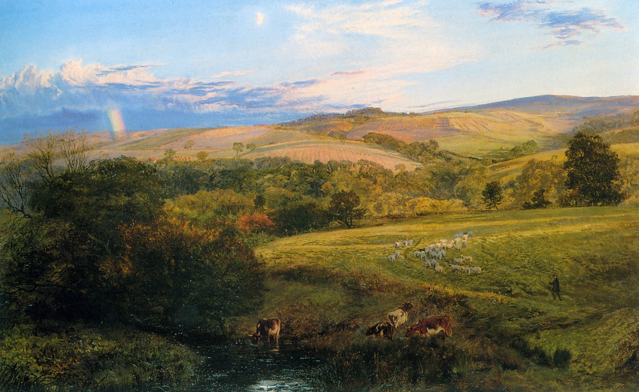 Moore Henry The Rainbow 1865 Olja på duk av Henry Moore