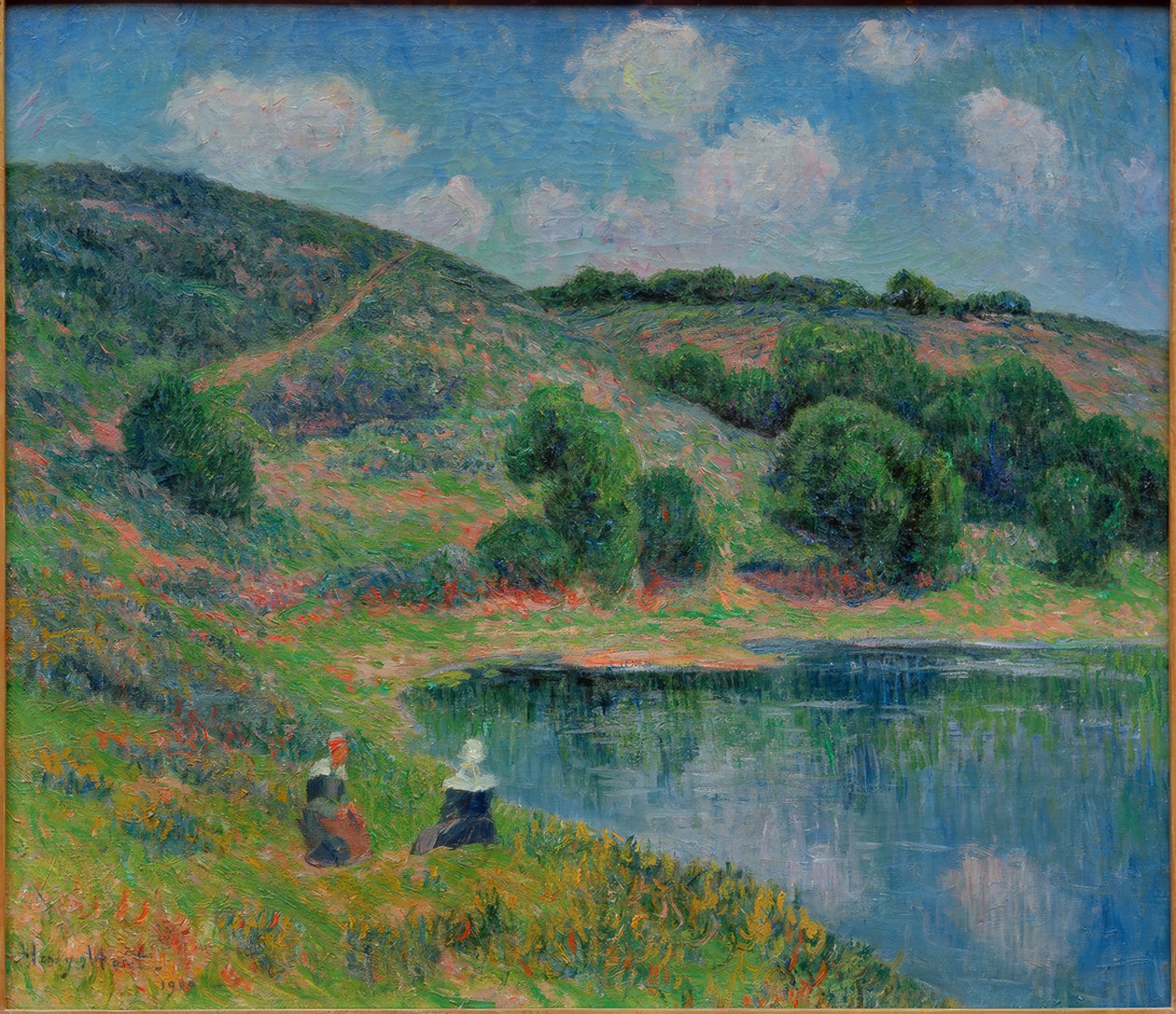 Lande de Saint-Guinole nära Pont-Aven av Henry Moret