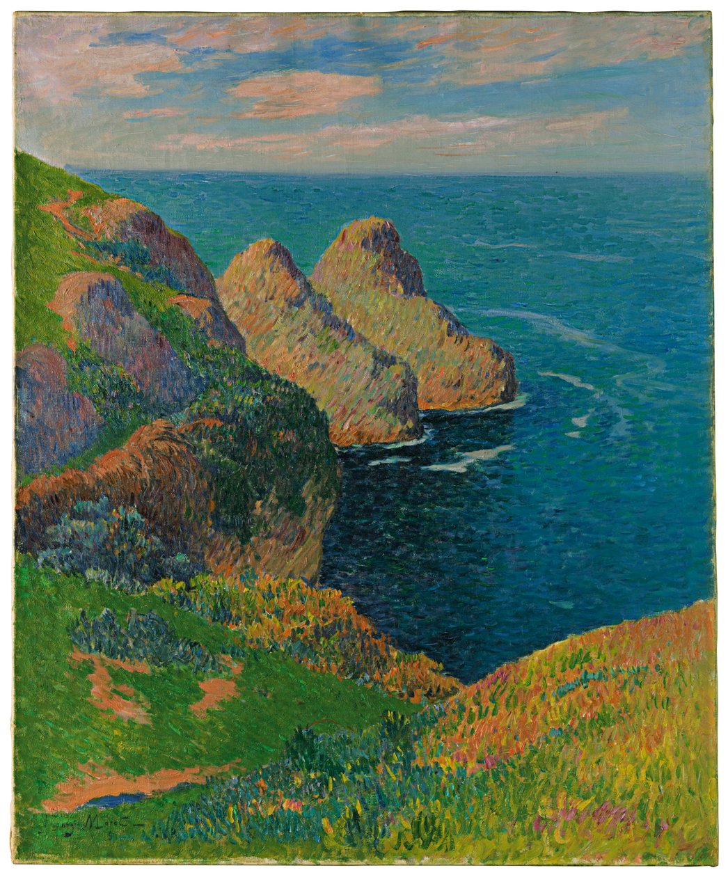Klipporna vid havet, 1895 av Henry Moret