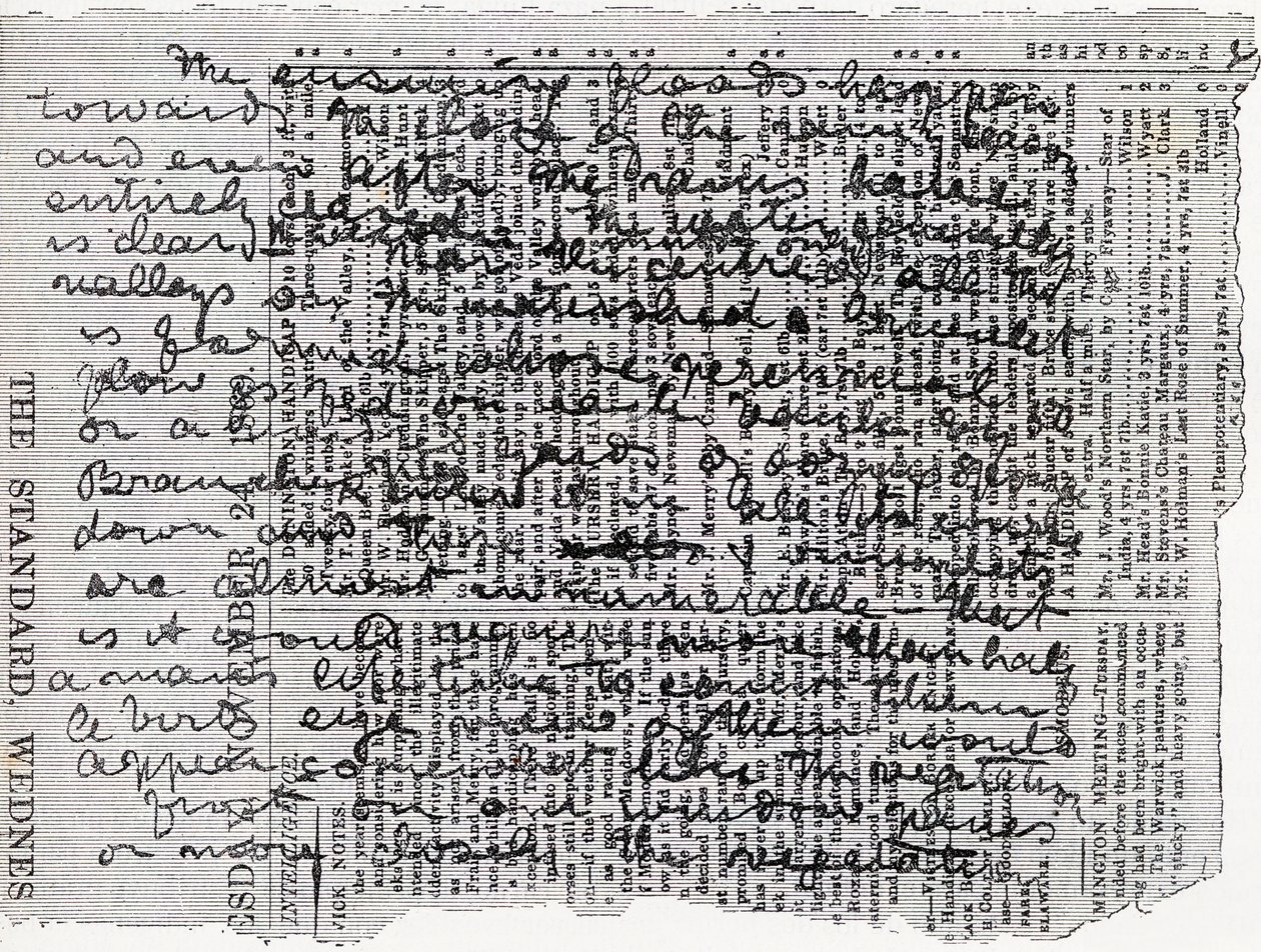 Fragment av Stanleys dagbok, illustration från 