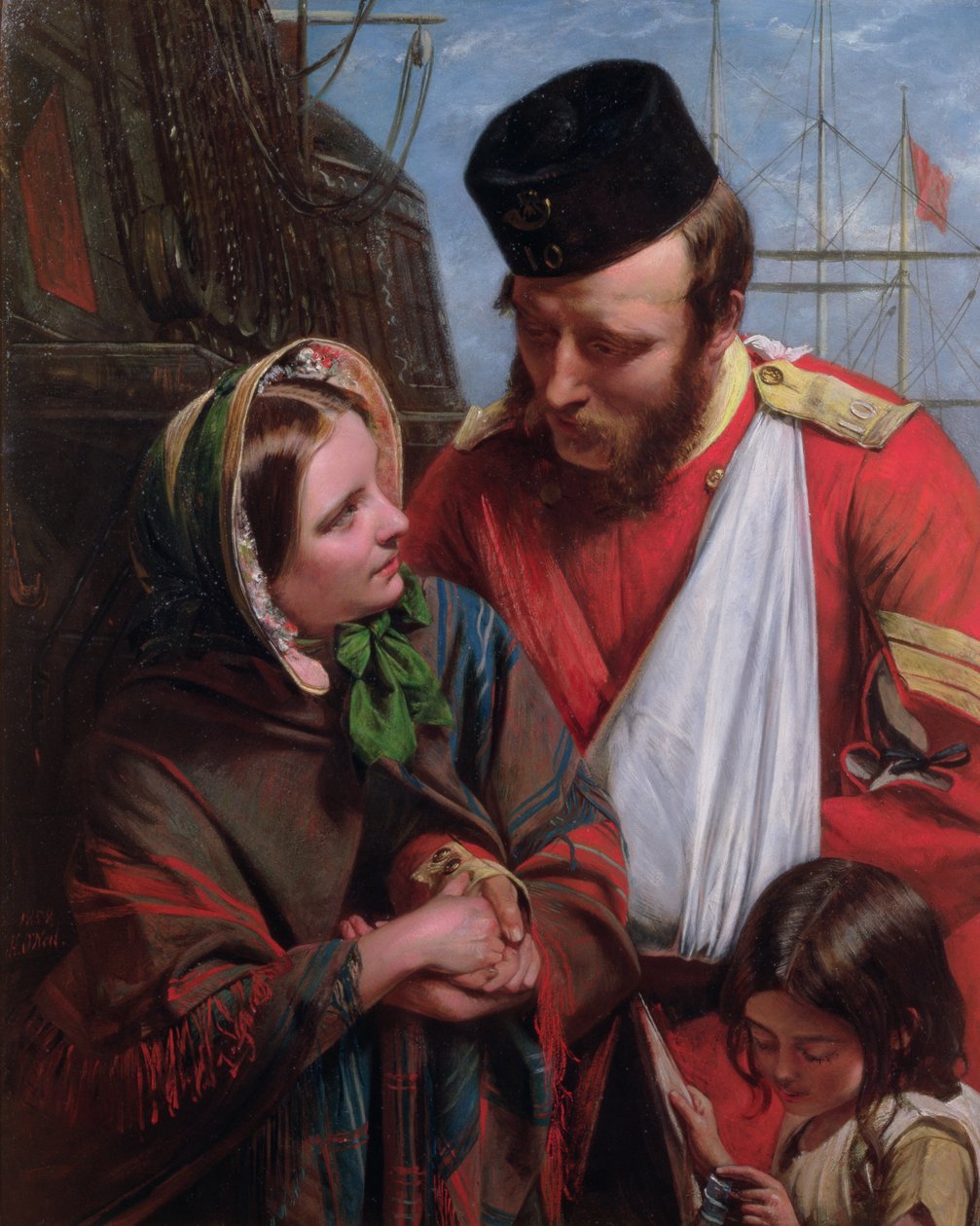 Hemma igen, 1858 (par av 146061) av Henry Nelson O