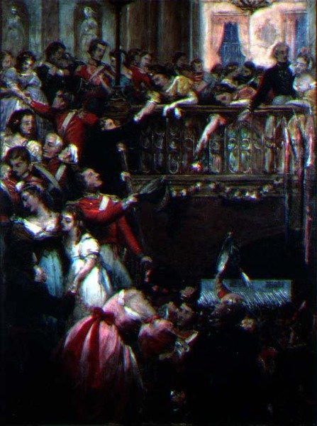 The Eve of Waterloo (se även 67374) av Henry Nelson ONeil