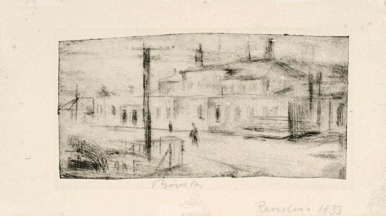 Järnvägsstationen i Randers av Henry Nielsen