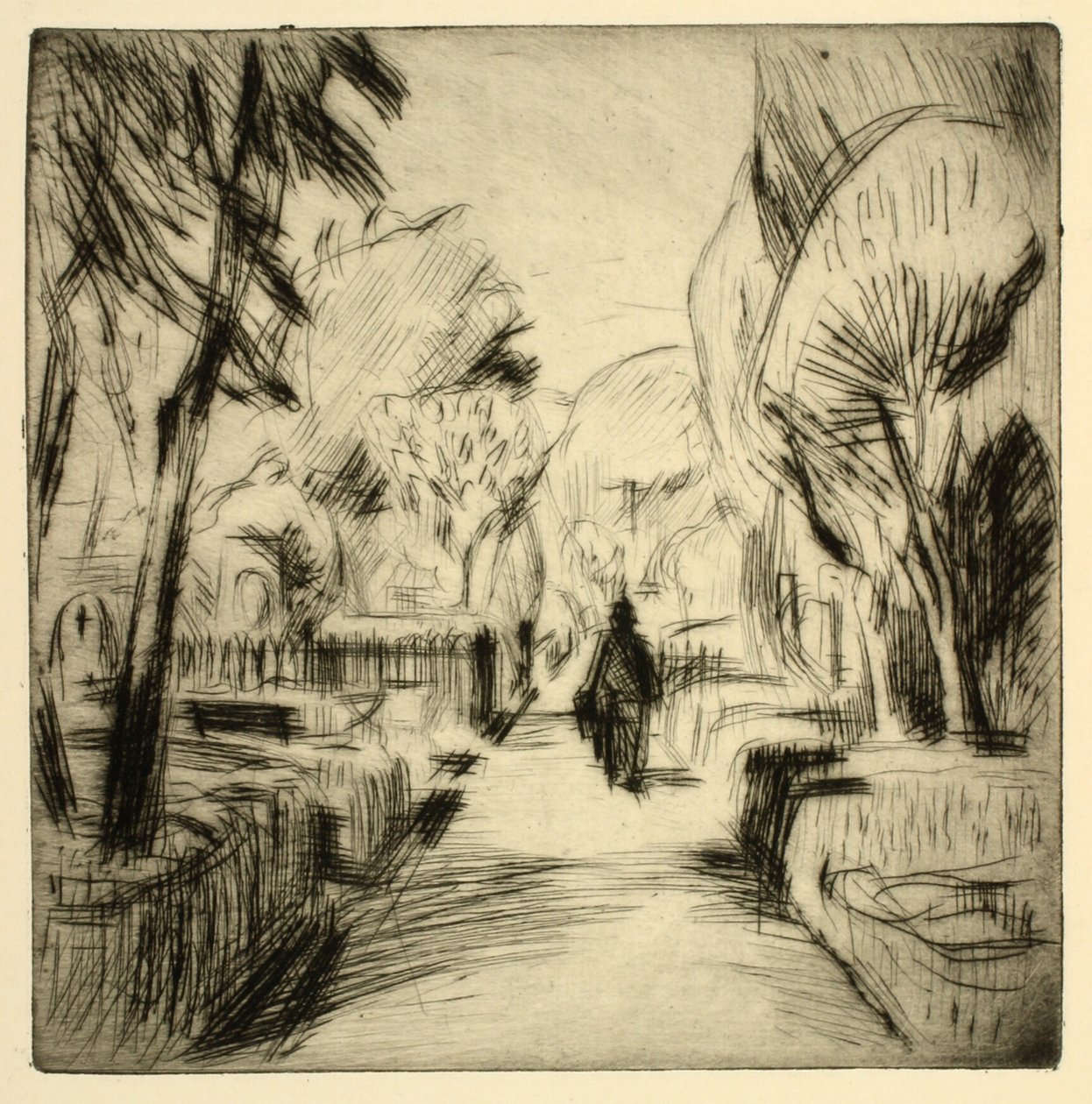 Kyrkogård av Henry Nielsen