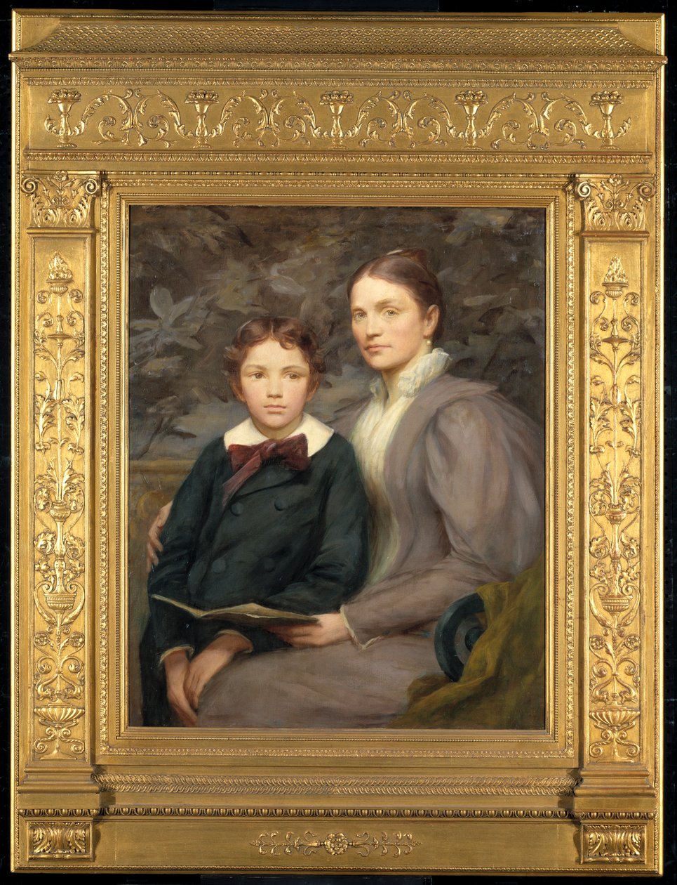 Mrs. William T. Evans och hennes son, 1895. av Henry Oliver Walker