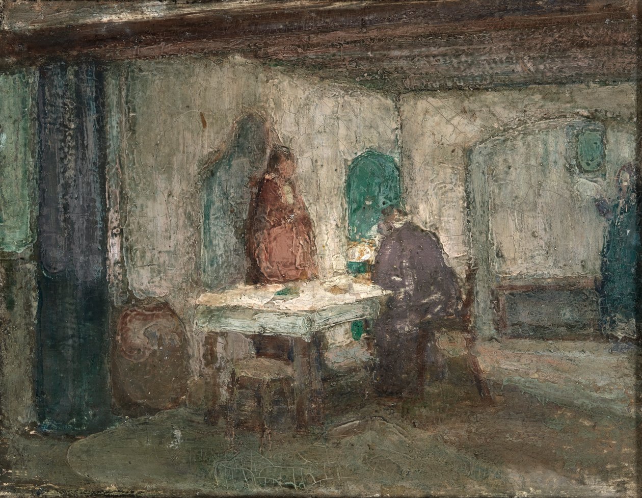 Och han försvann ur deras syn, ca. 1898. av Henry Ossawa Tanner