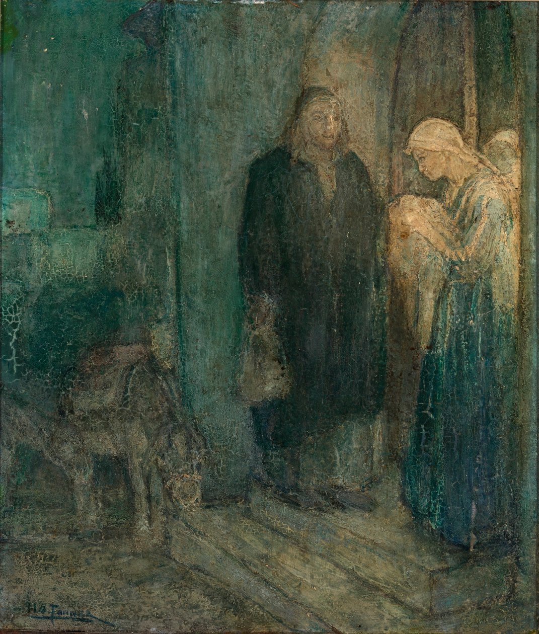 Avresa till Egypten (på värdshuset) av Henry Ossawa Tanner