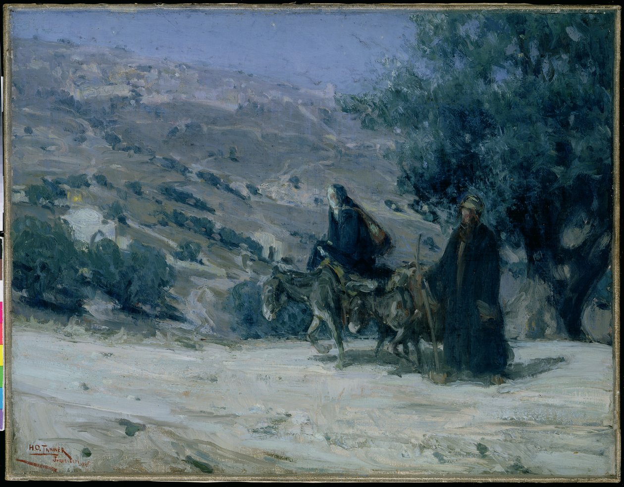 Flyg till Egypten, 1899 av Henry Ossawa Tanner