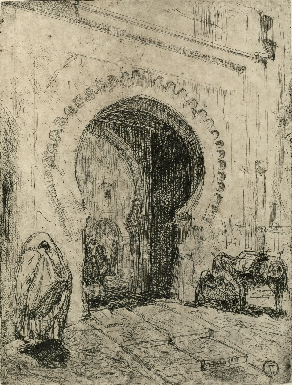 Gate i Tangier av Henry Ossawa Tanner