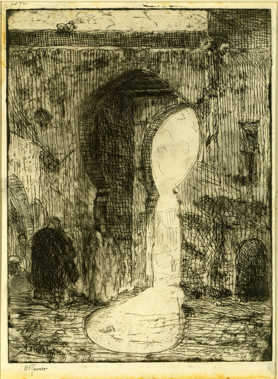 Gate i Tangier av Henry Ossawa Tanner
