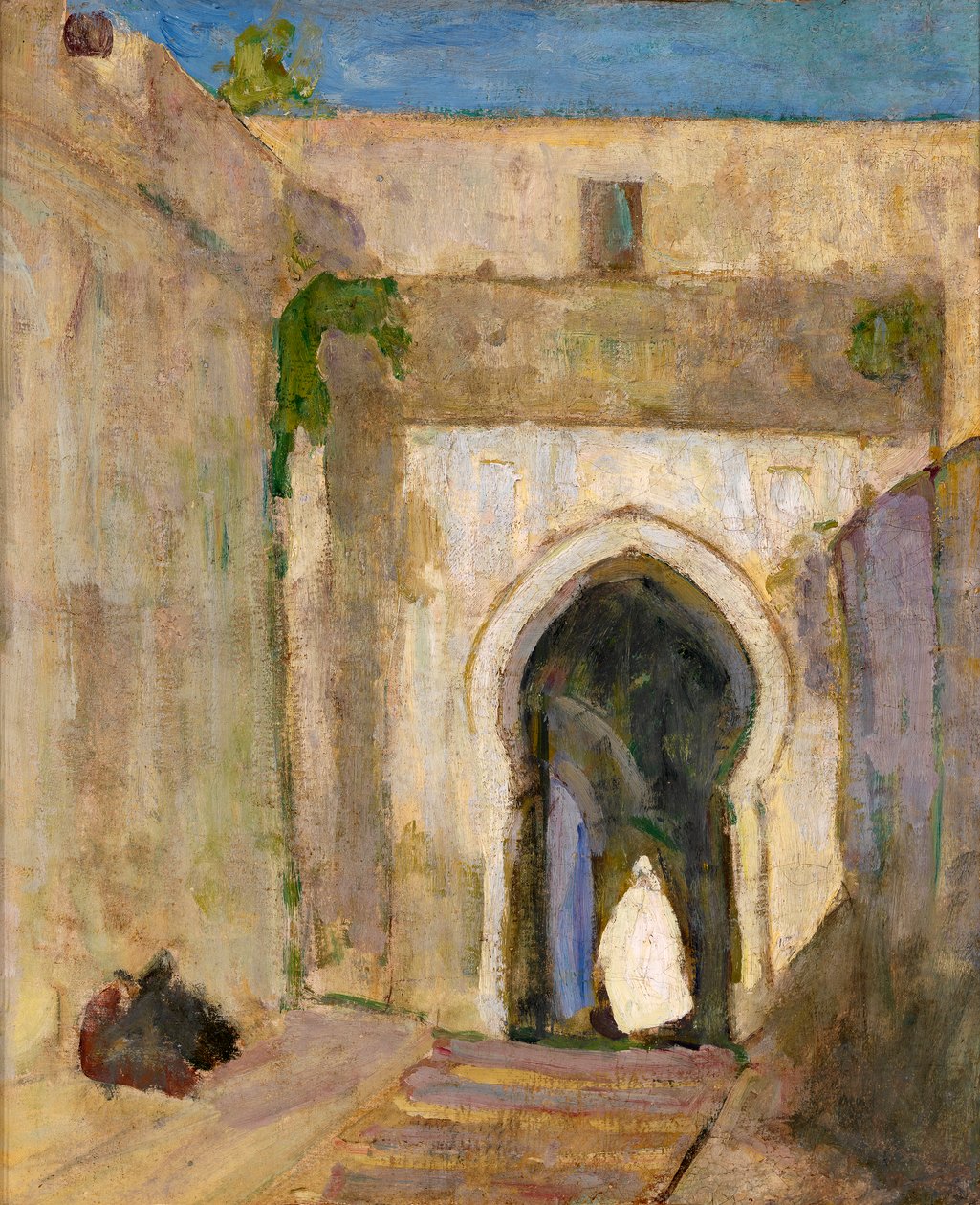 Gateway, Tanger, ca. 1910. av Henry Ossawa Tanner