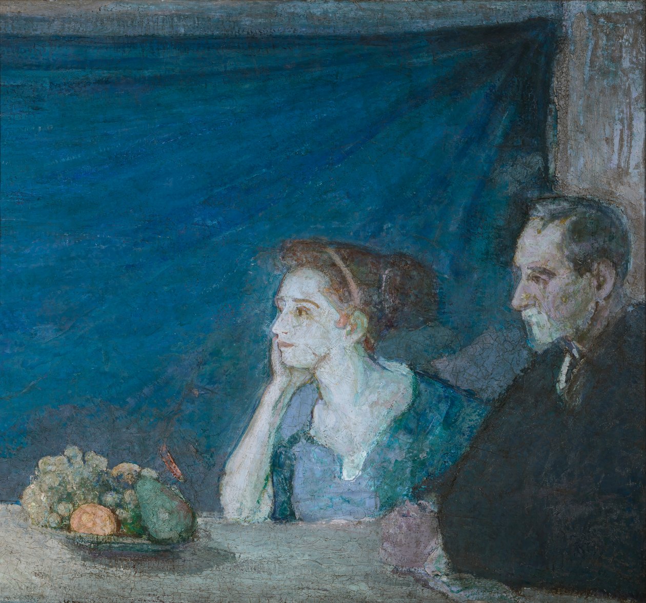 Porträtt av herr och fru Atherton Curtis med stilleben, n.d. av Henry Ossawa Tanner