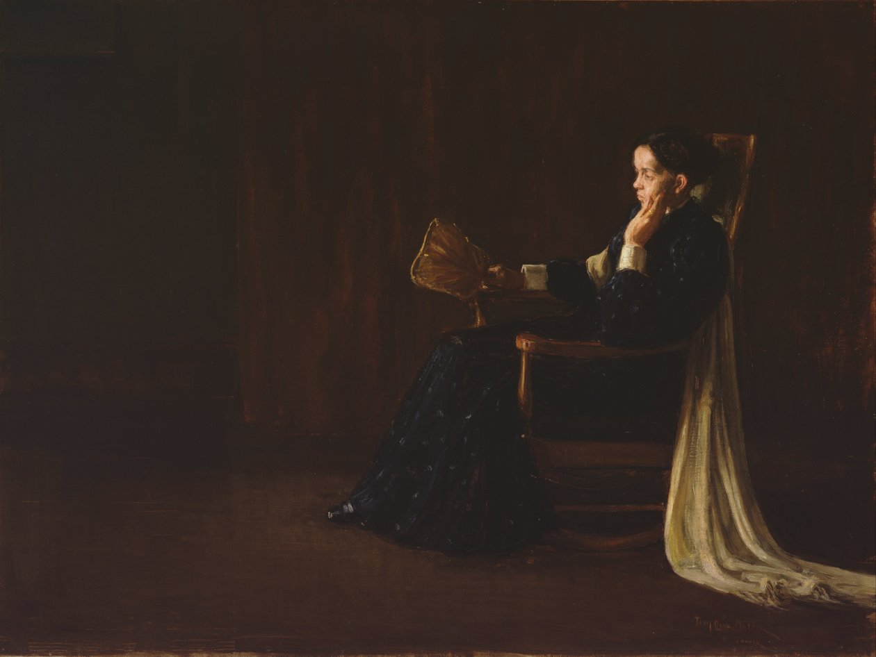 Porträtt av konstnärens mor av Henry Ossawa Tanner