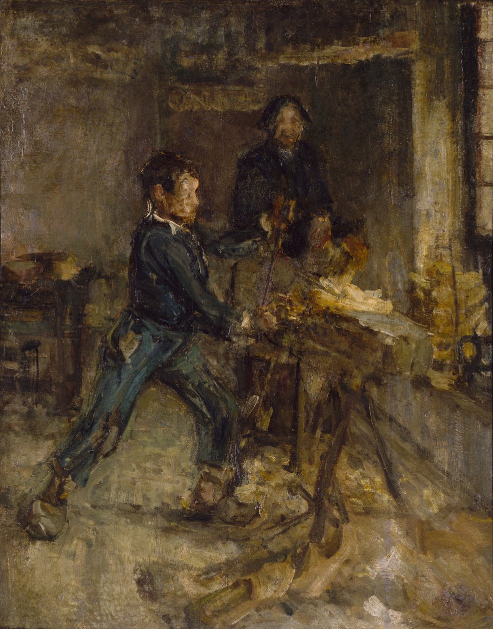 Studie för den unga sabotören av Henry Ossawa Tanner