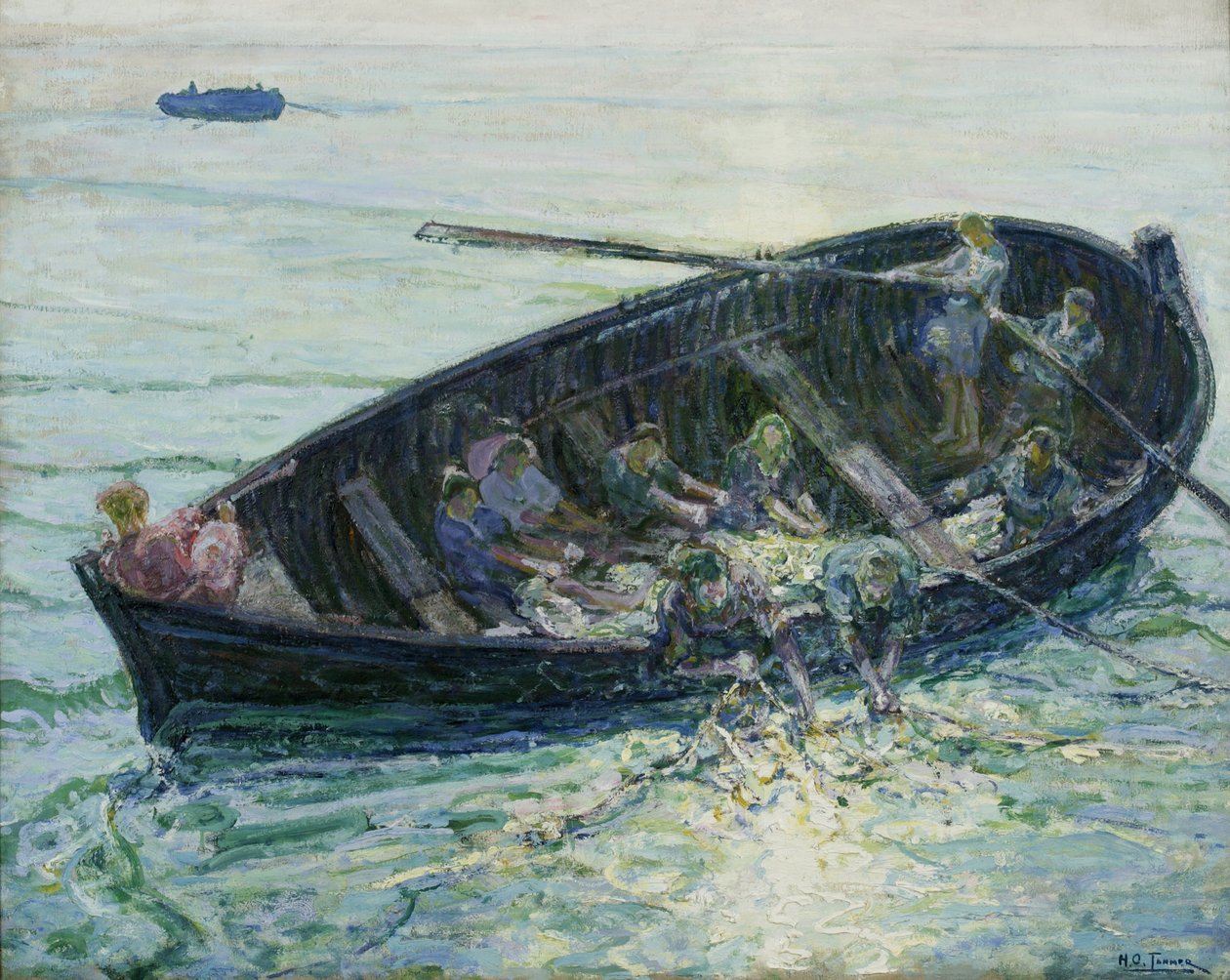Den mirakulösa fiskfångsten av Henry Ossawa Tanner