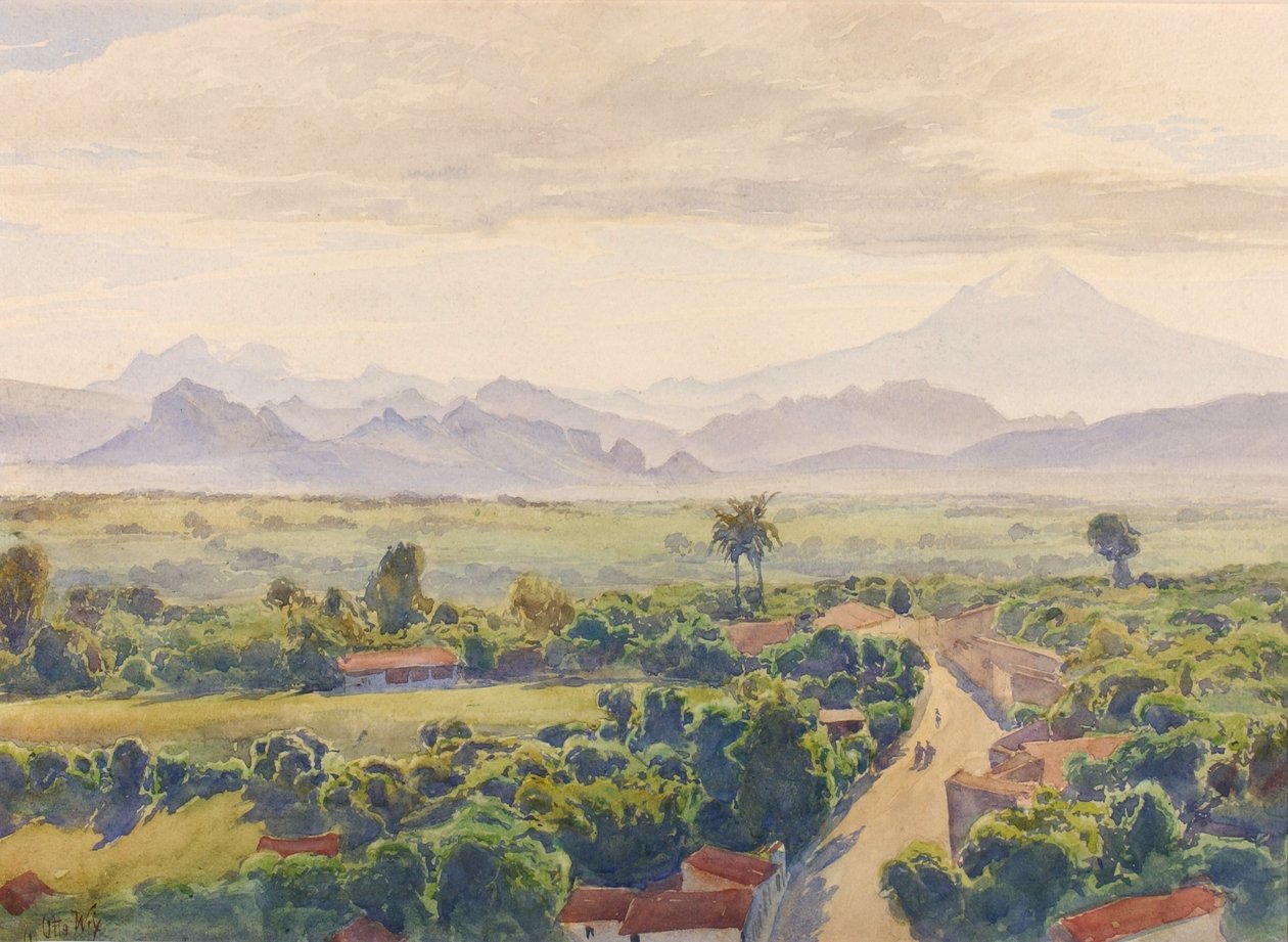 Utsikt över Cuernavaca av Henry Otto Wix