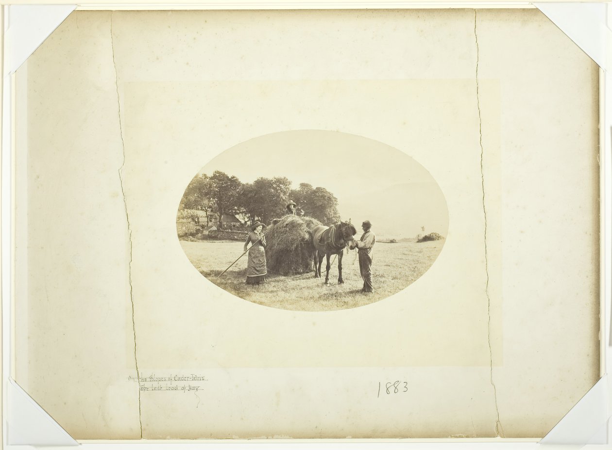 På Cader-Idris sluttningar, The Last Load of Hay, 1883. av Henry Peach Robinson