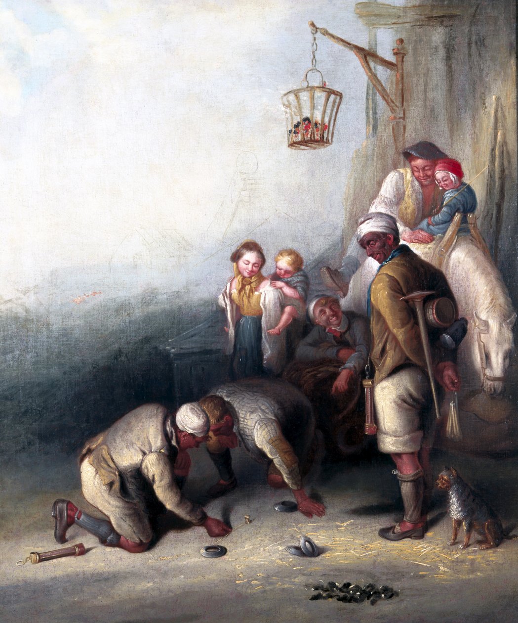Det omtvistade skottet, c.1836 av Henry Perlee Parker