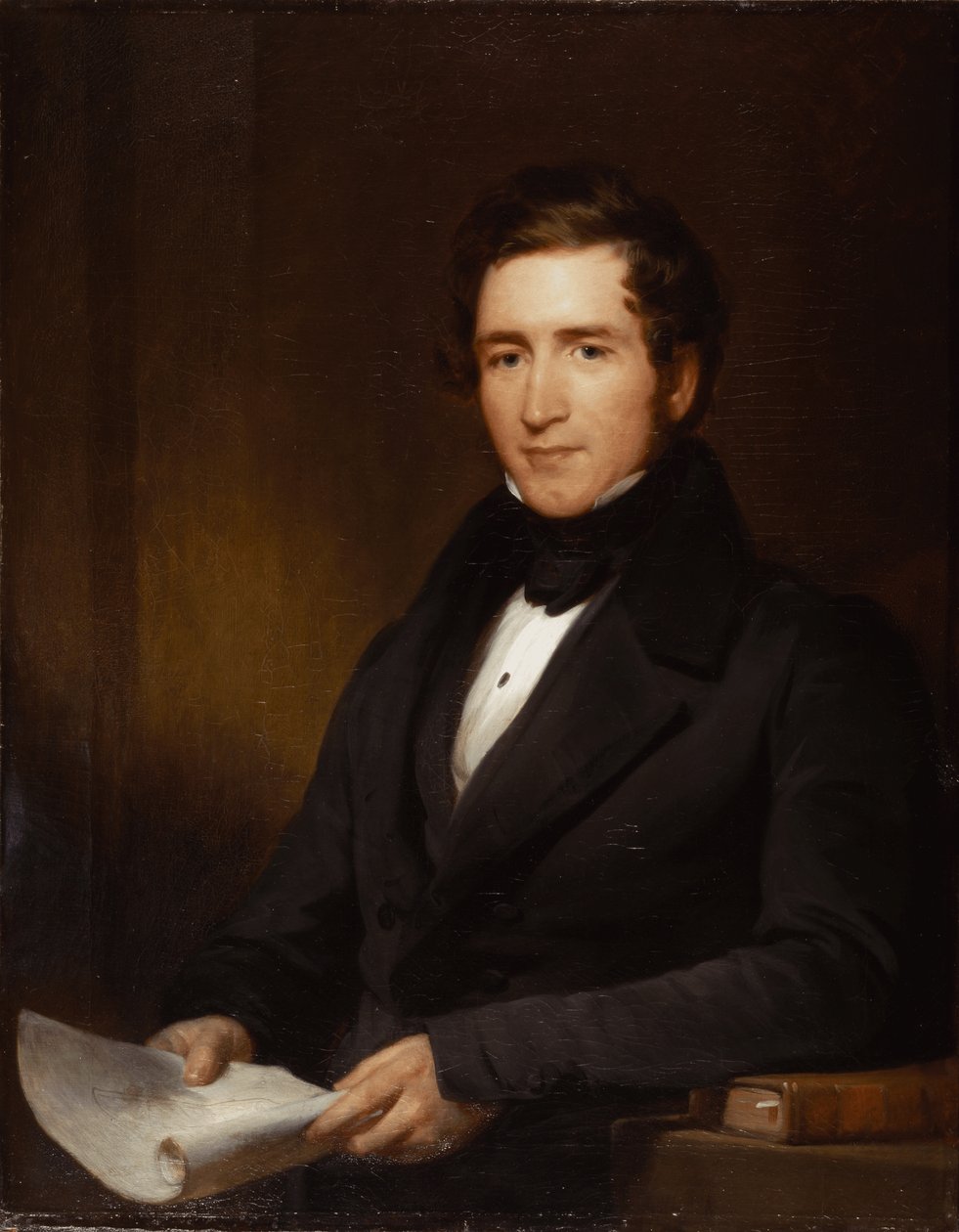 Porträtt av Sir Joseph Paxton, maj 1836 (olja på duk) av Henry Perronet Briggs
