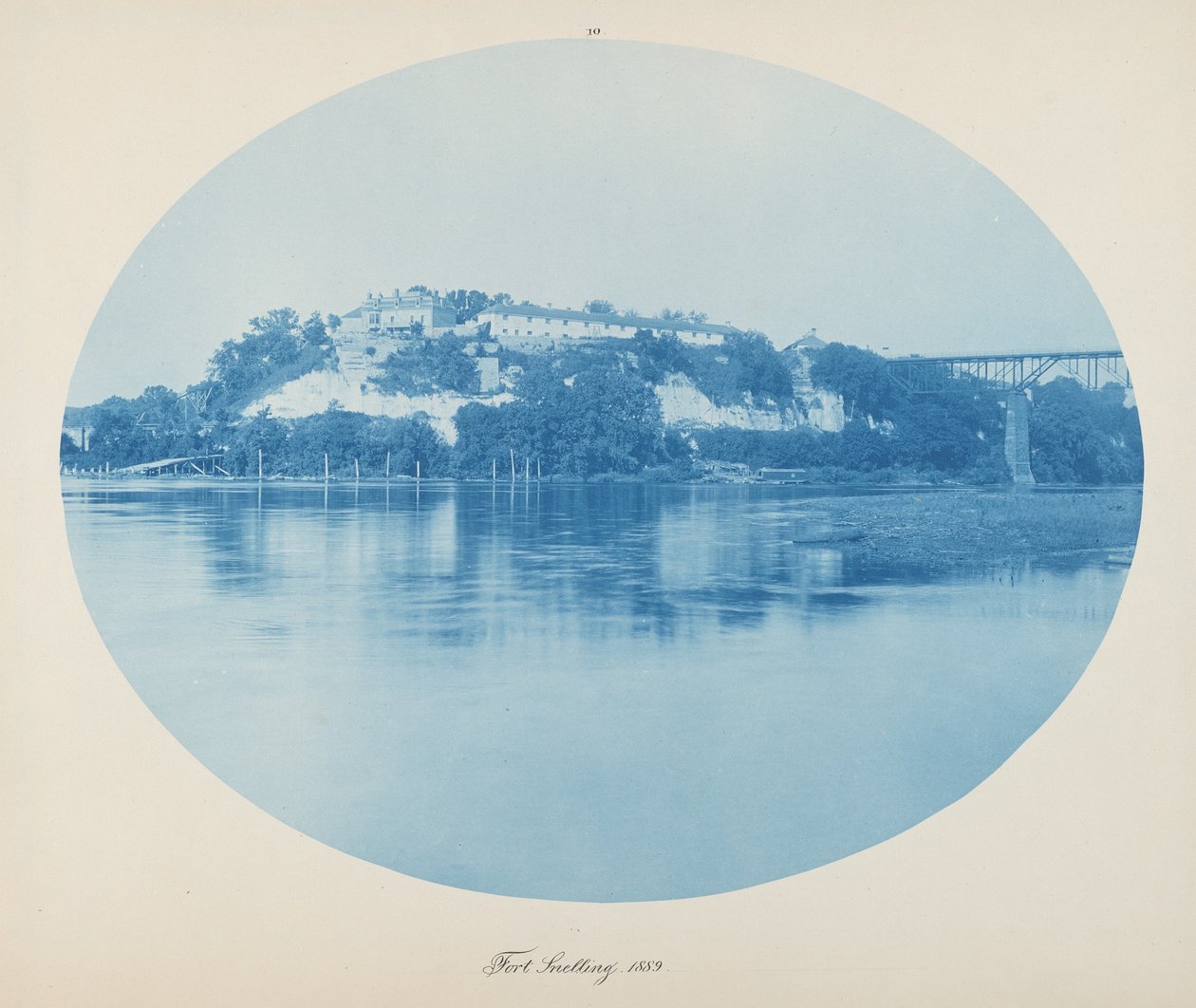 Fort Snelling,1889 (foto) av Henry Peter Bosse