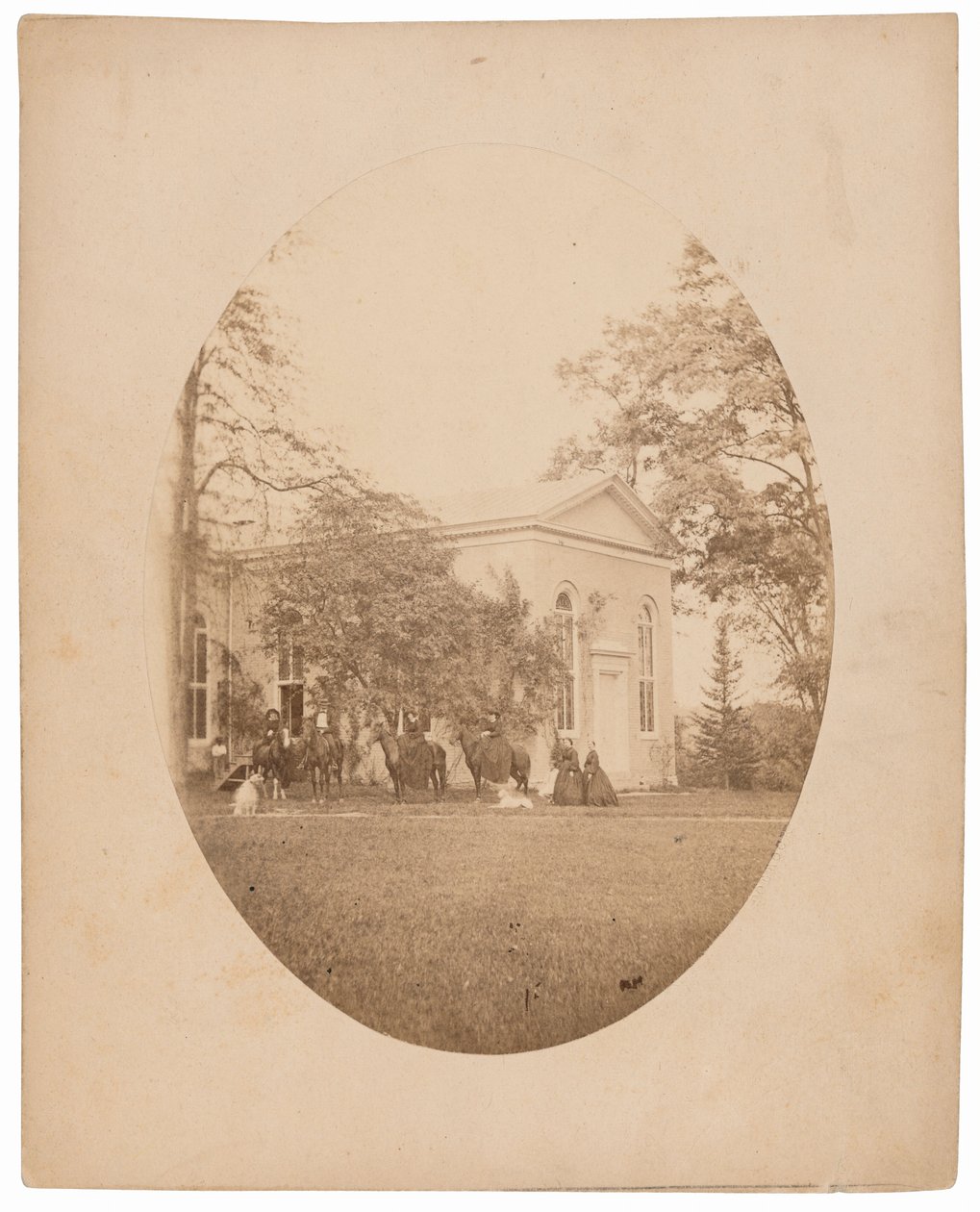 Doughoregan Manor, Maryland,ca. 1860 (foto) av Henry Pollock