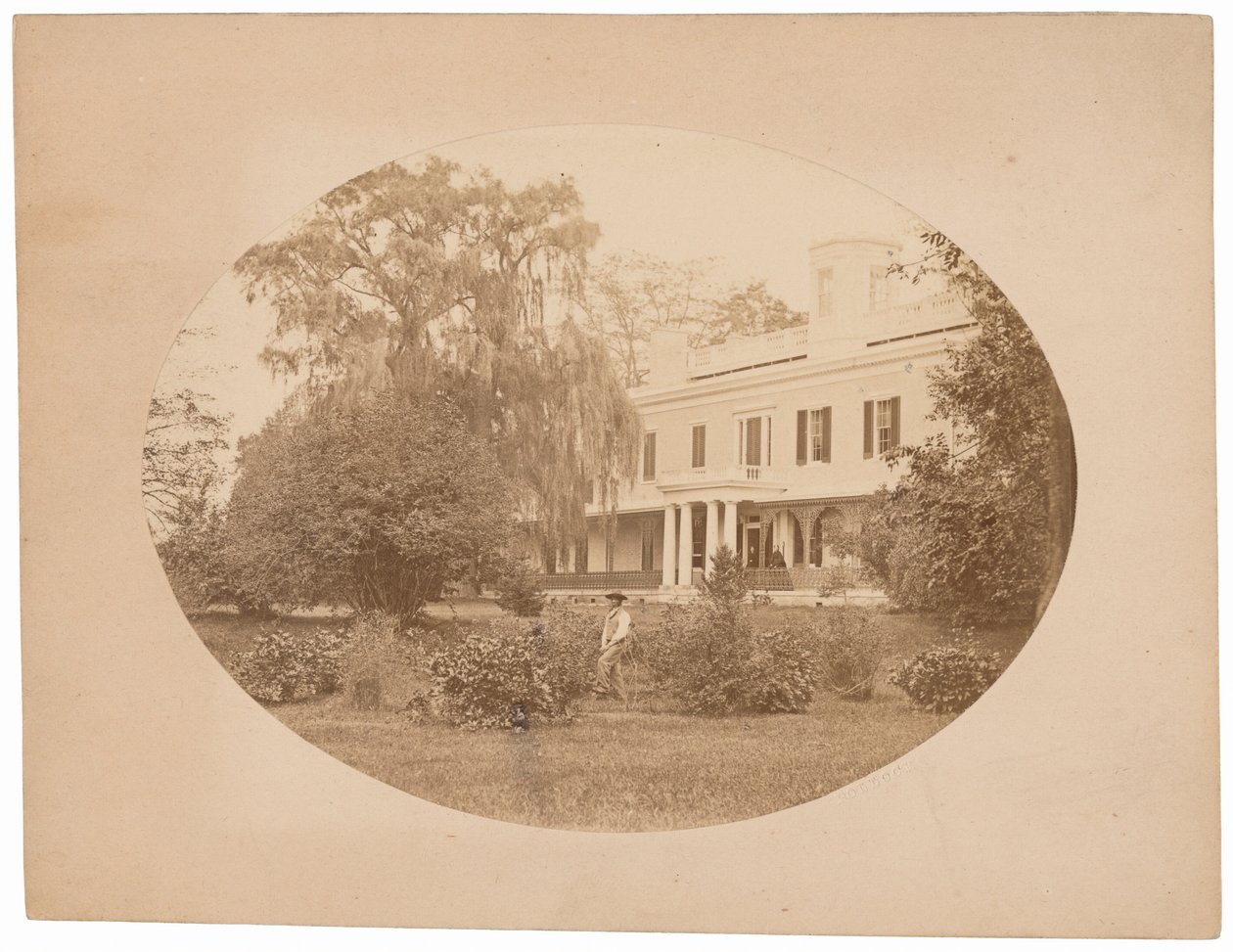 Doughoregan Manor, Maryland,ca. 1860 (foto) av Henry Pollock