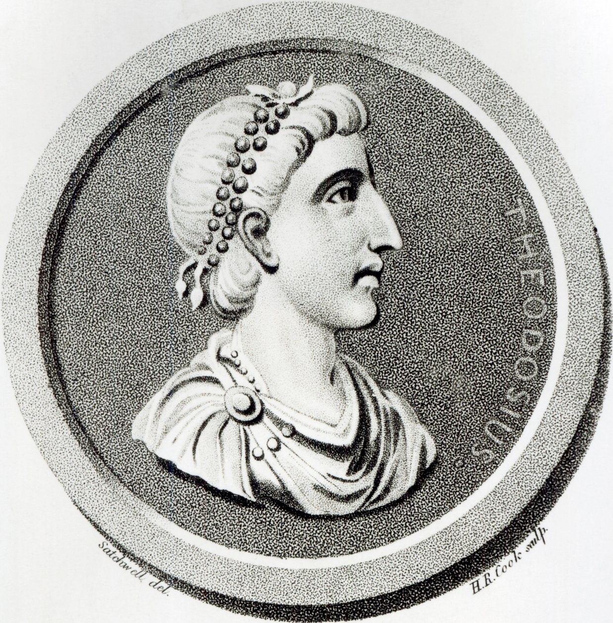 Portræt af Theodosius, fra 