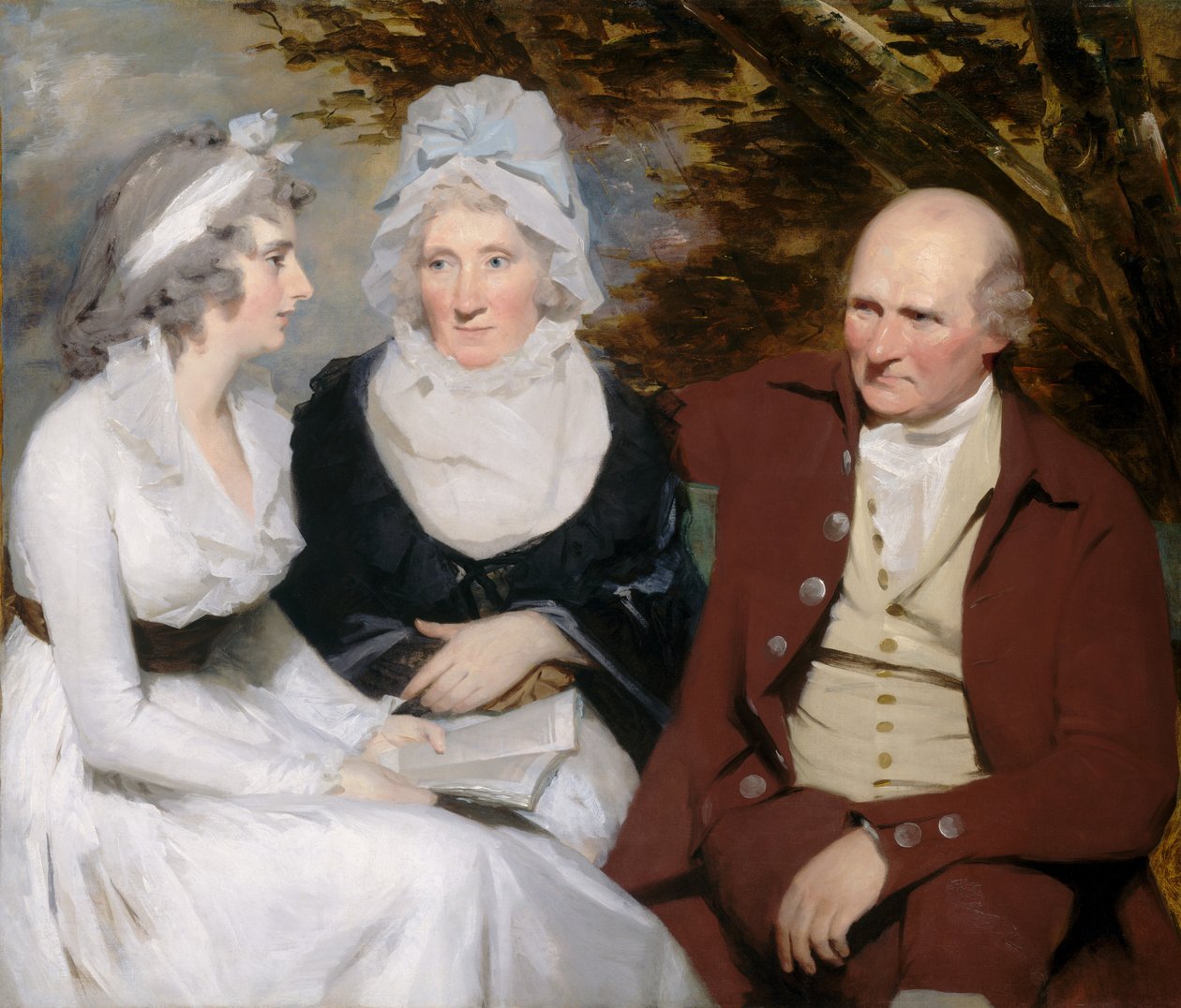 John Johnstone, Betty Johnstone och Miss Wedderburn, ca. 17901795. av Henry Raeburn