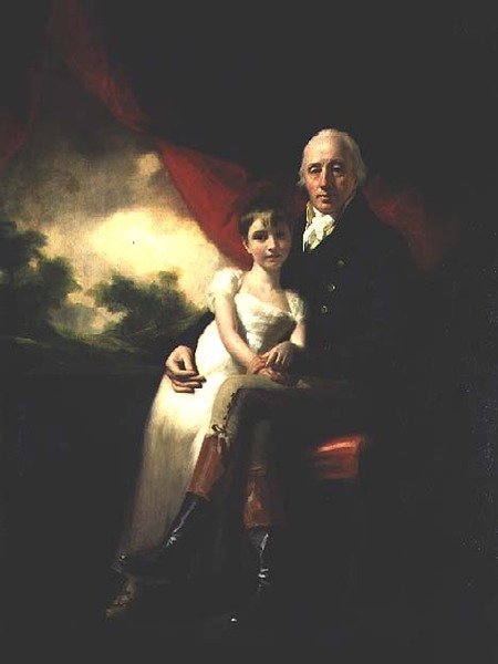 John Stirling från Kippendavie och hans dotter Jane (olja på duk) av Henry Raeburn