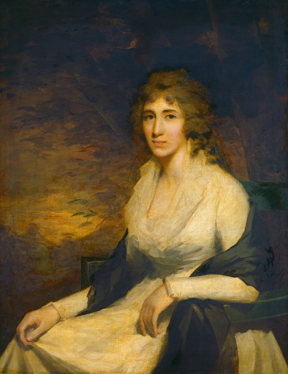 Mrs George Hill, ca. 17901800. av Henry Raeburn