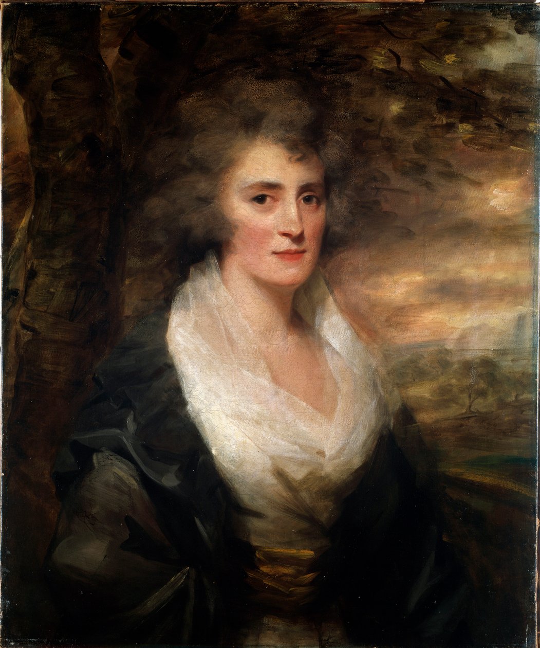 Porträtt av fru Elinor Bethune, 1790-talet. av Henry Raeburn