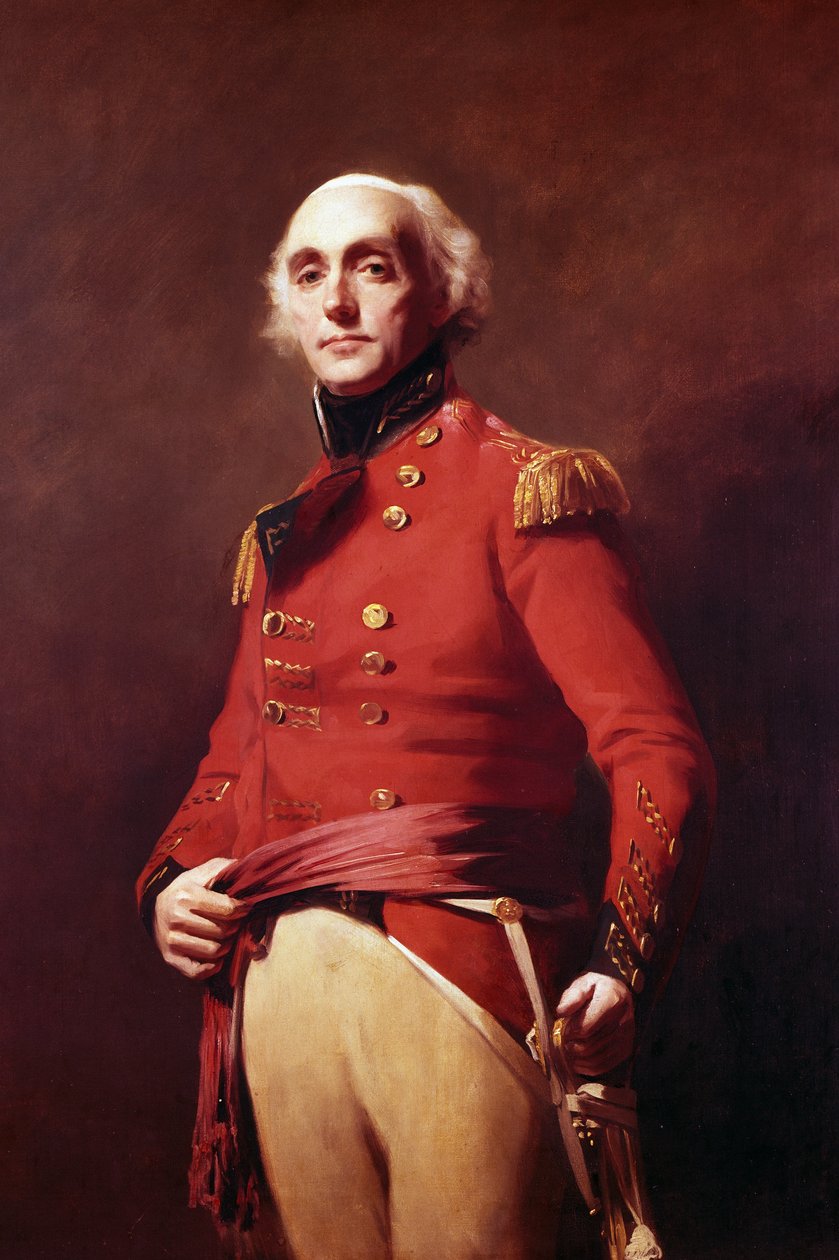 Porträtt av William Maxwell (1754-1837), Baronet of Calderwood, målning av Henry Raeburn (1756-1823) av Henry Raeburn