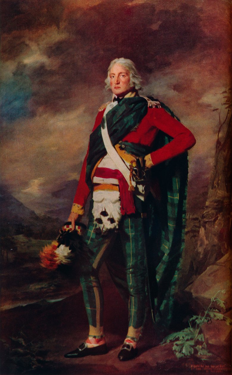 Sir John Sinclair 1754-1835, 1:e baronet av Ulbster, c1794 av Henry Raeburn