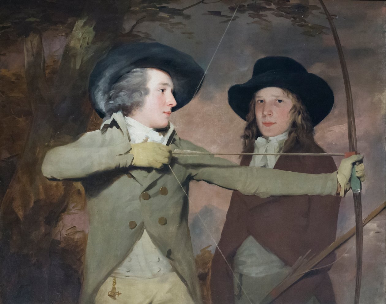 Bågskyttarna, ca 1789-90 (olja på duk) av Henry Raeburn