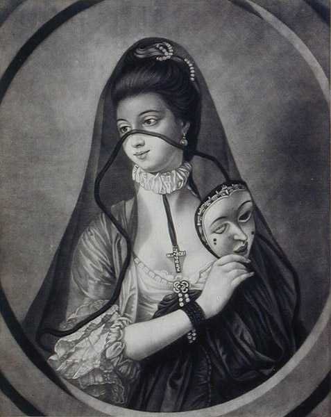 The Fair Nun Unmasked, graverad av Carington Bowles (fl.1744-93) (litho) av Henry Robert (after) Morland