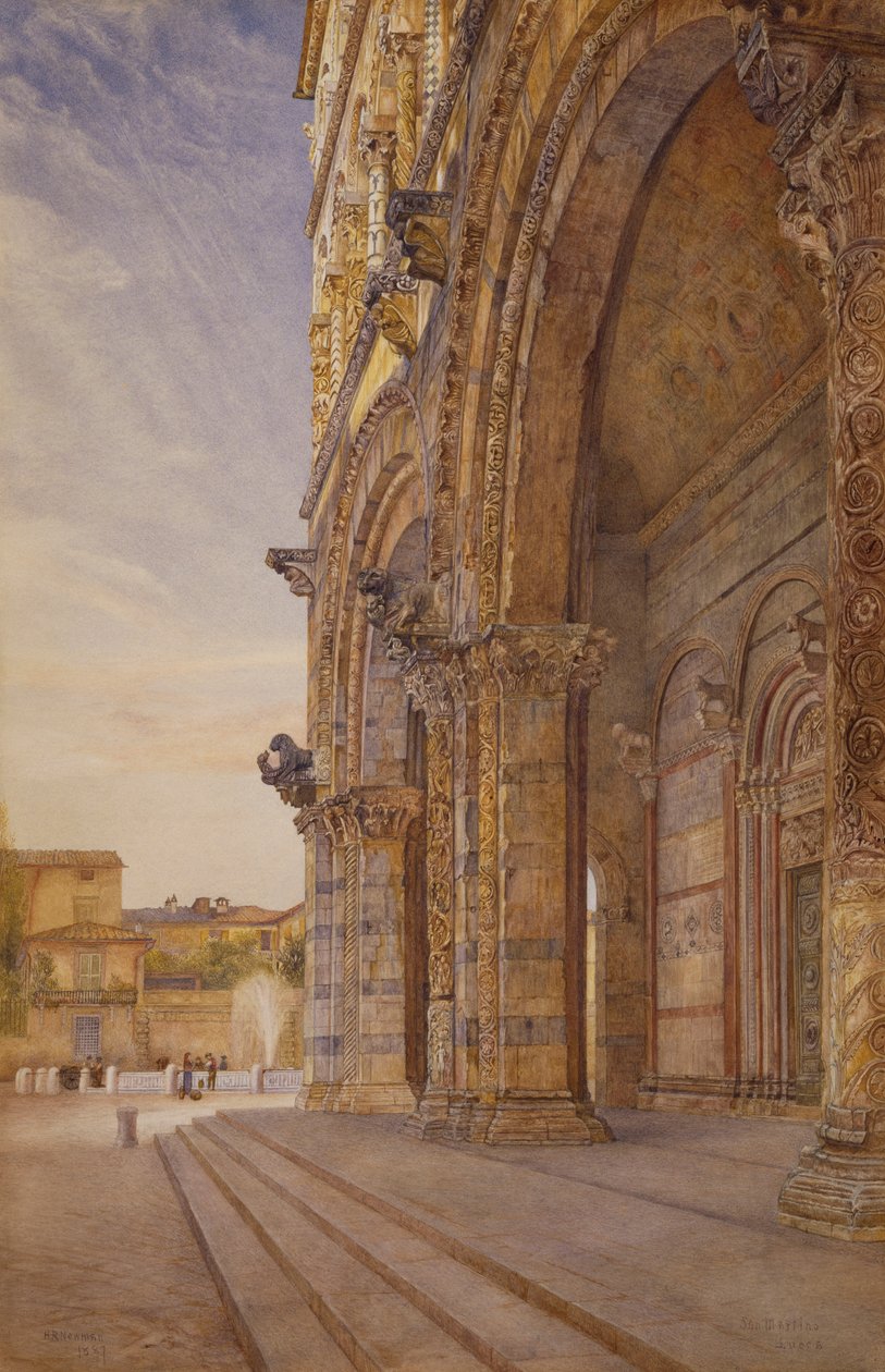 San Martino, Lucca, 1887 av Henry Roderick Newman